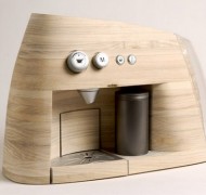 Espressokeitin puukuorilla